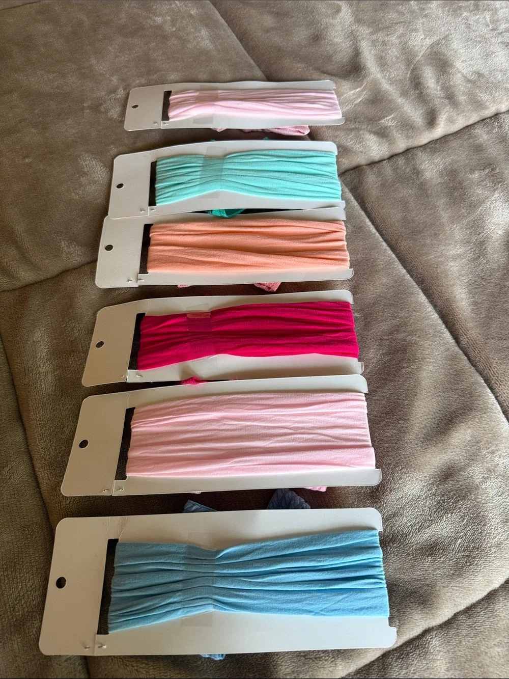 Pastels Kids Bow Headband - Pink, Coral, Teal, Hot Pink, Light Blue